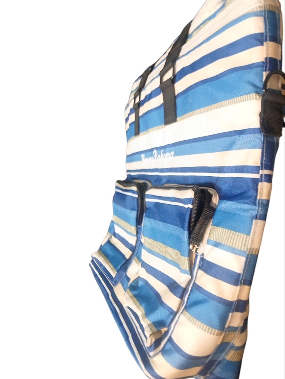 Tommy Bahama - NWOT, Multi Colored Large Insulated Tote Bag W/ Crossbody Strap, - Picture 7 of 16